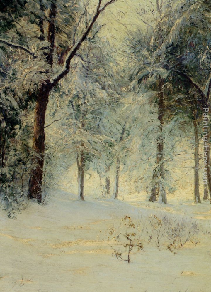 Sunshine After a Snowstorm painting - Walter Launt Palmer Sunshine After a Snowstorm art painting